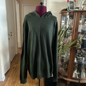 NWT  New York & Company Unisex Hoodie Green Sweater
